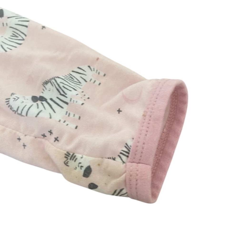 Magnetic Me Pink Little One Zebra Modal Footie 3-6 months - Picture 6 of 8
